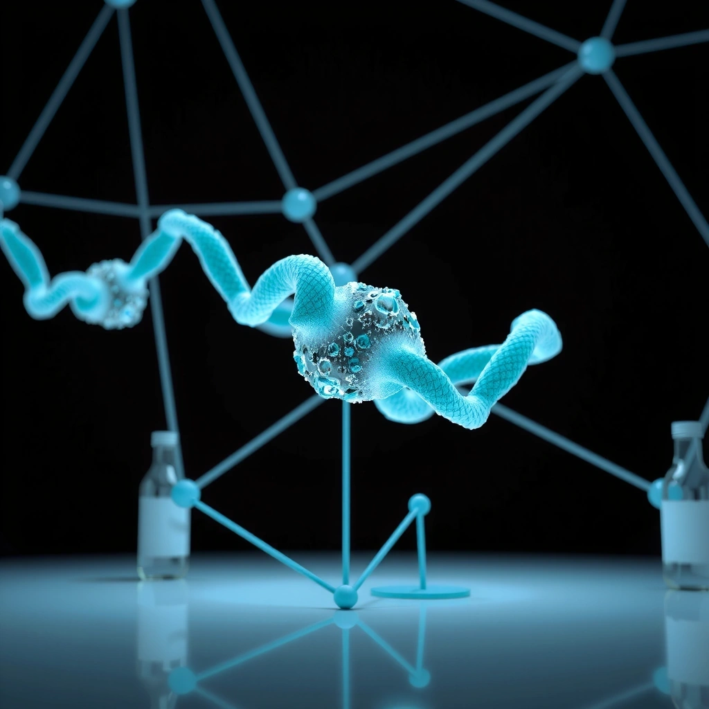 Hintergrundbild futuristische Ernährungswissenschaft